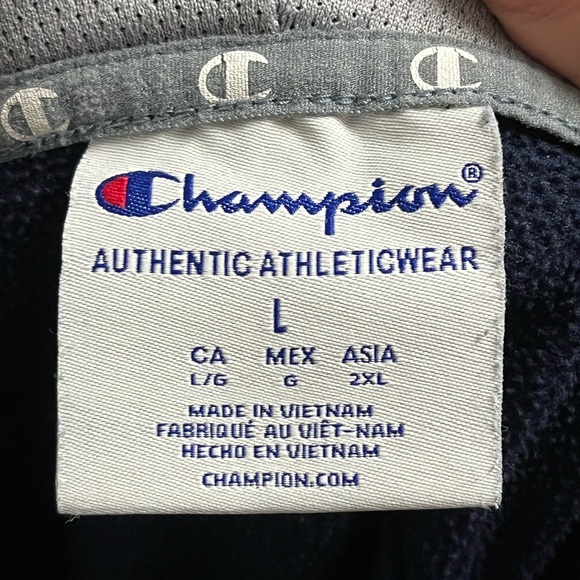 Champion Dark Blue Penn State Men's Hoodie - Picture 3 of 3